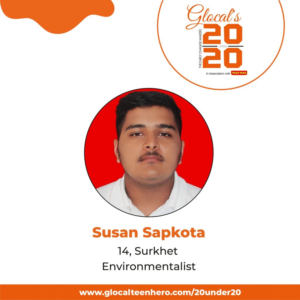 Susan Sapkota: A Young Environmentalist