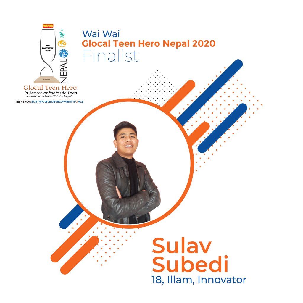Sulav Subedi: Finalist of Glocal Teen Hero 2020