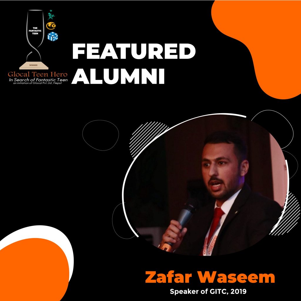Zafar Waseem: An Enthusiastic Activist!