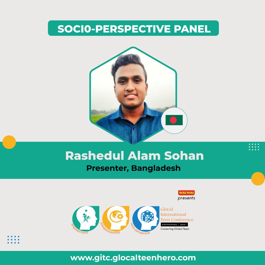 Socio-Perspective Presentation- Glocal International Teen Conference 2021
